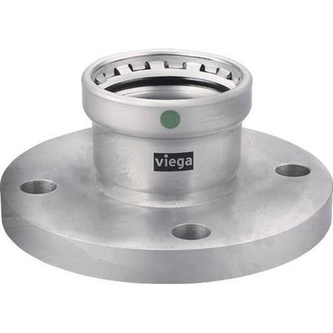 Viega 90730 Flange, 4 in, Press x Bolt Pattern, Stainless Steel, 200 psi, 0 to 150 deg F thumbnail 2