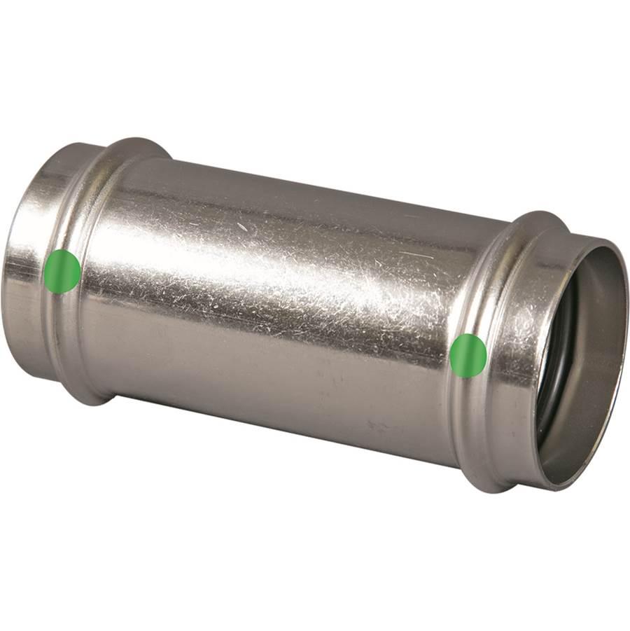 Viega ProPress® 316 80320 1 inch x 1 inch Press x Press 316 Stainless Steel Coupling thumbnail 2
