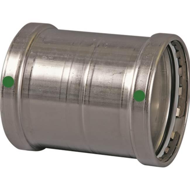 Viega ProPress® 316 80345 3 inch x 3 inch Press x Press 316 Stainless Steel Coupling thumbnail 2