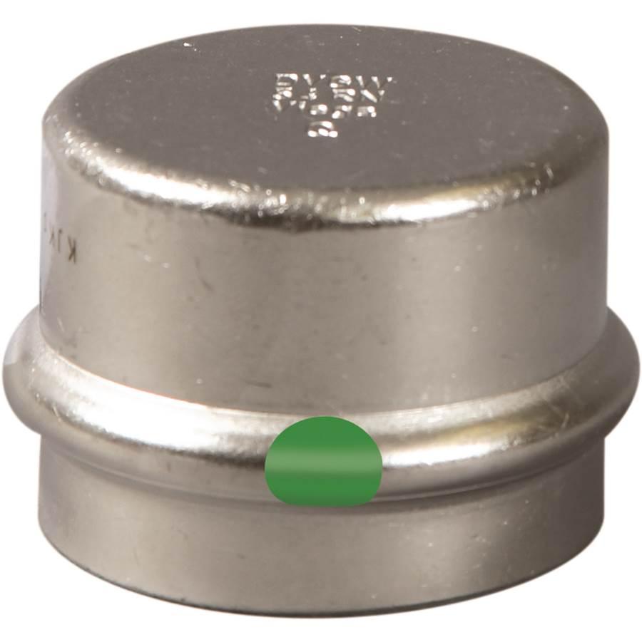 Viega ProPress® 316 80370 1-1/4 inch Press 316 Stainless Steel Cap thumbnail 2