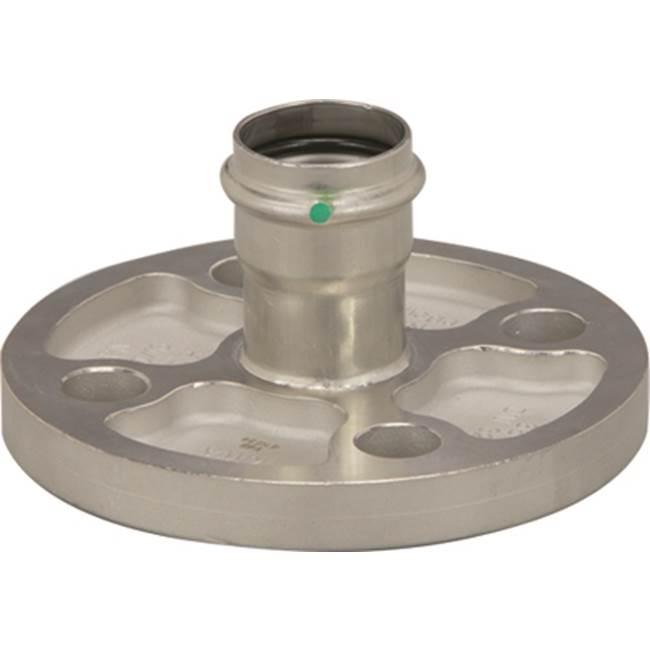 Viega ProPress® 316 81045 1 inch x 3-1/8 inch Press x Bolt Pattern 316 Stainless Steel Flange Adapter thumbnail 2