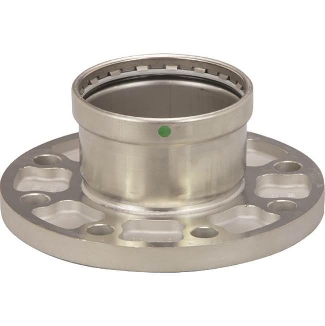 Viega ProPress® 316 81075 4 inch x 8 inch Press x Bolt Pattern 316 Stainless Steel Flange Adapter thumbnail 2