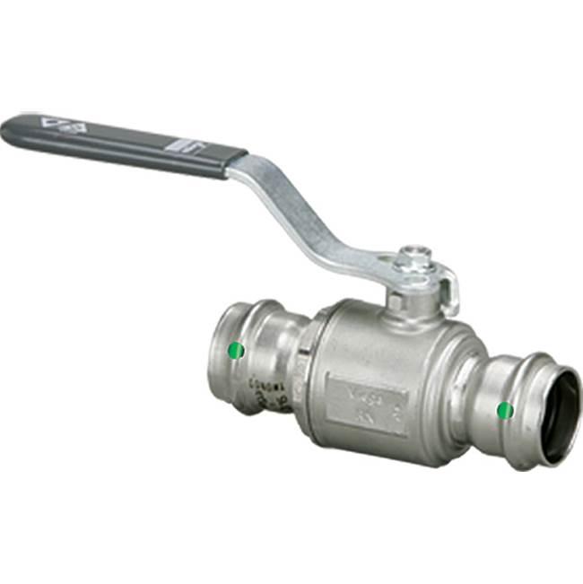 Viega ProPress® 81085 3/4 inch Press x Press 316 Stainless Steel Full Port 2-Piece Ball Valve thumbnail 2