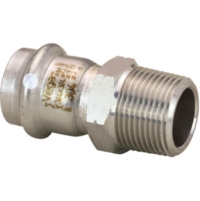 ProPress 2 inch 304 Stainless Steel Male Adapter, Press x MIP thumbnail 2