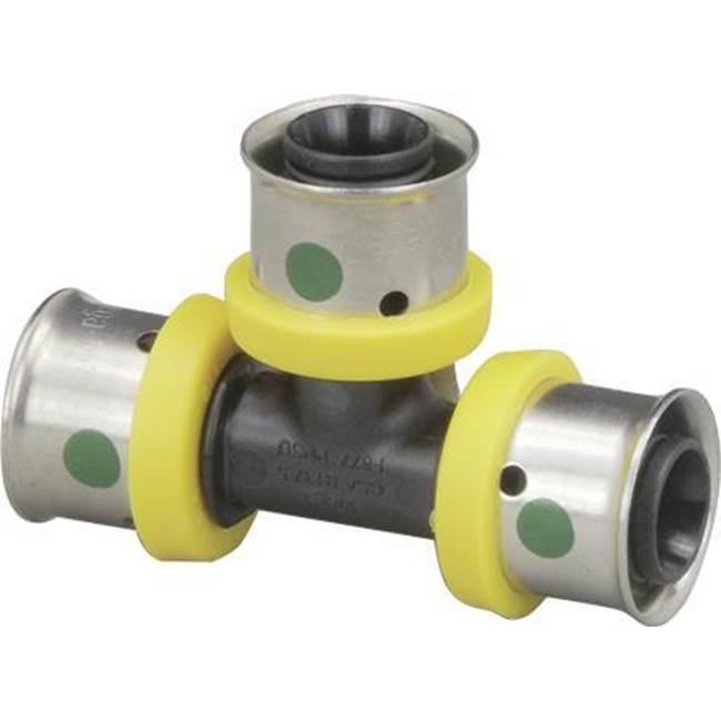 Viega 1-1/2 inch x 1 inch x 3/4 inch PEX Press Tee, Polymer, Press x Press x Press