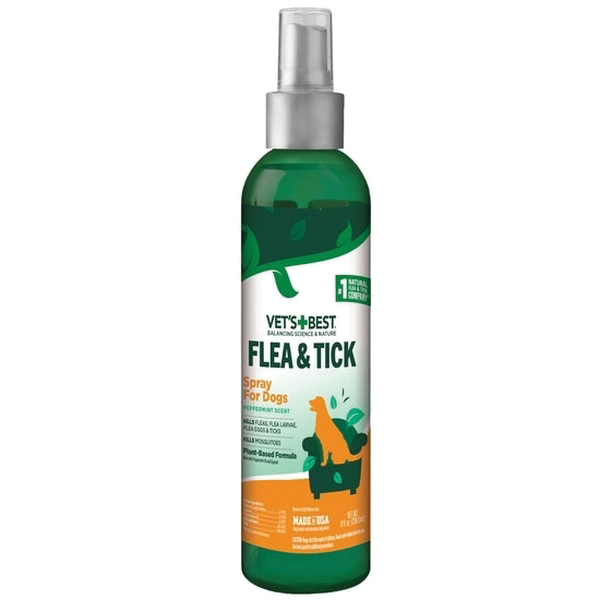 Flea and Tick Spray 8 oz Bottle Vet s Best