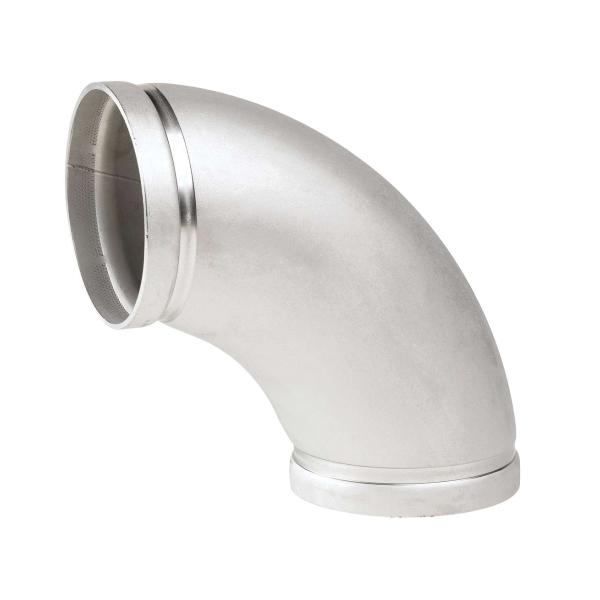 Victaulic® 6 inch 90 Deg SCH 10S 316L Stainless Steel Grooved Elbow, No. 410 SS