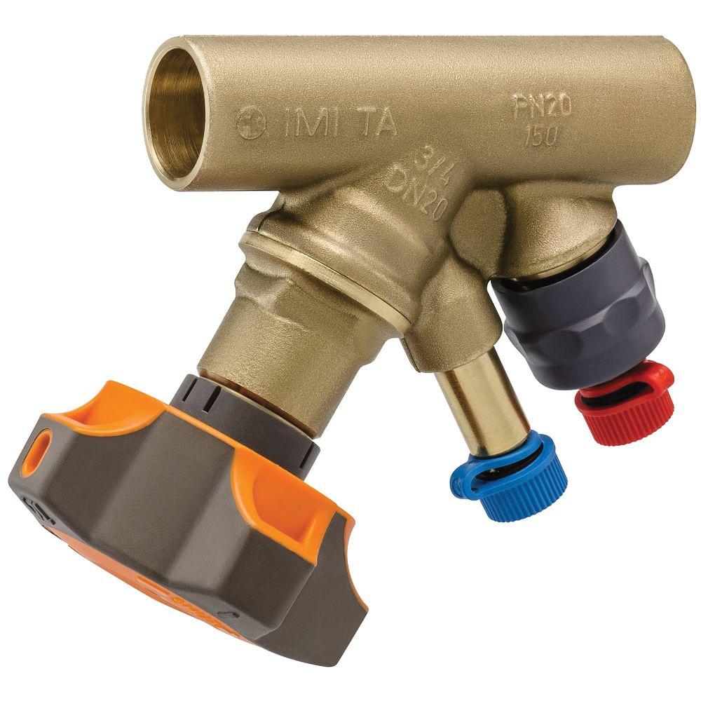 Victaulic® VTL786J Ametal Solder End Circuit Balancing Valve, 0.6 - 2.8 gpm/2.3 - 10.6Lpm, 1-1/4 inch