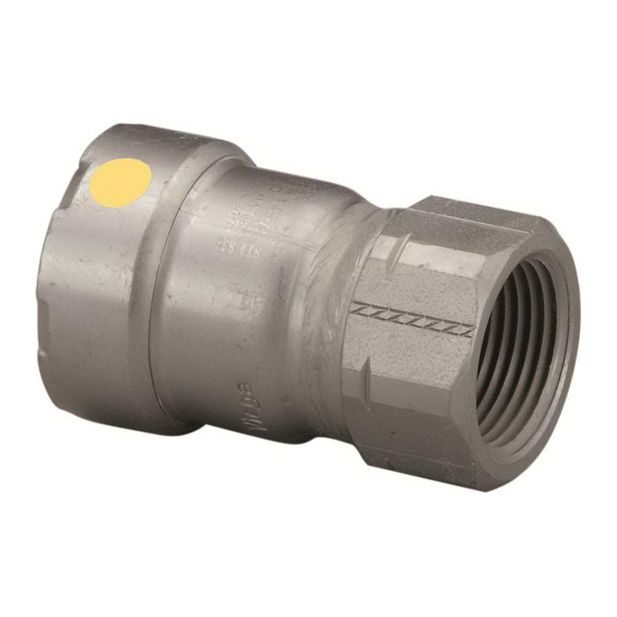 MegaPressG 6612 1/2 inch x 1/2 inch Adapter, Press x FPT, Lead Free, Zinc-Nickel Coated Carbon Steel thumbnail 2