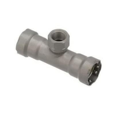 MegaPressG 6617.2 1-1/2 inch x 1-1/2 inch x 1 inch Tee, Press x Press x FPT, Lead Free, Zinc-Nickel Coated Carbon Steel thumbnail 3