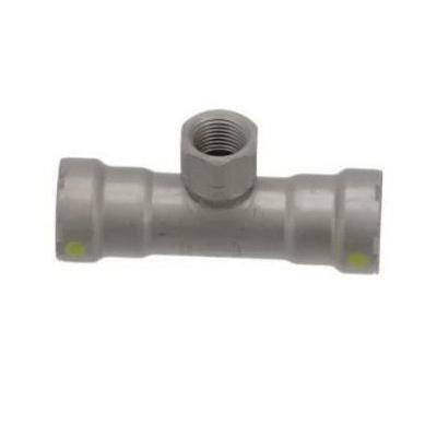 Viega MegaPressG 6617.2 1-1/2 inch x 1-1/2 inch x 1-1/4 inch Tee, Press x Press x FPT, Lead Free, Zinc-Nickel Coated Carbon Steel thumbnail 2