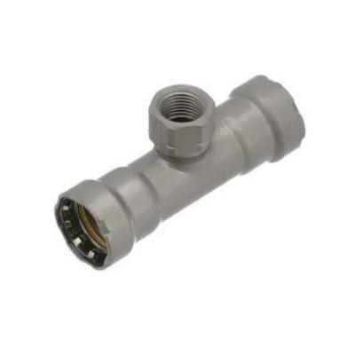 MegaPressG 6617.2 2 inch x 2 inch x 1-1/2 inch Tee, Press x Press x FPT, Lead Free, Zinc-Nickel Coated Carbon Steel thumbnail 2