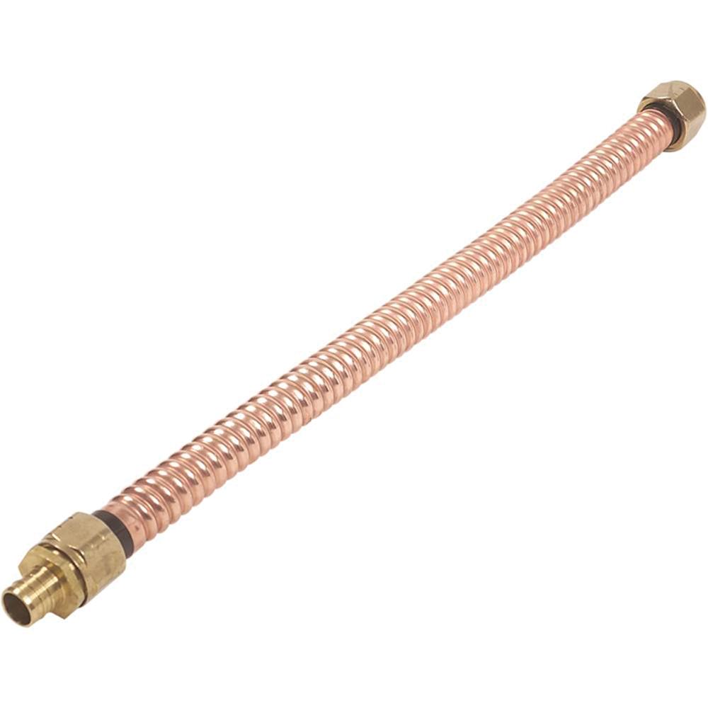 Viega PEX V5048ZL 3/4 inch x 3/4 inch Crimp Swivel x FPT Copper Water Heater Connector