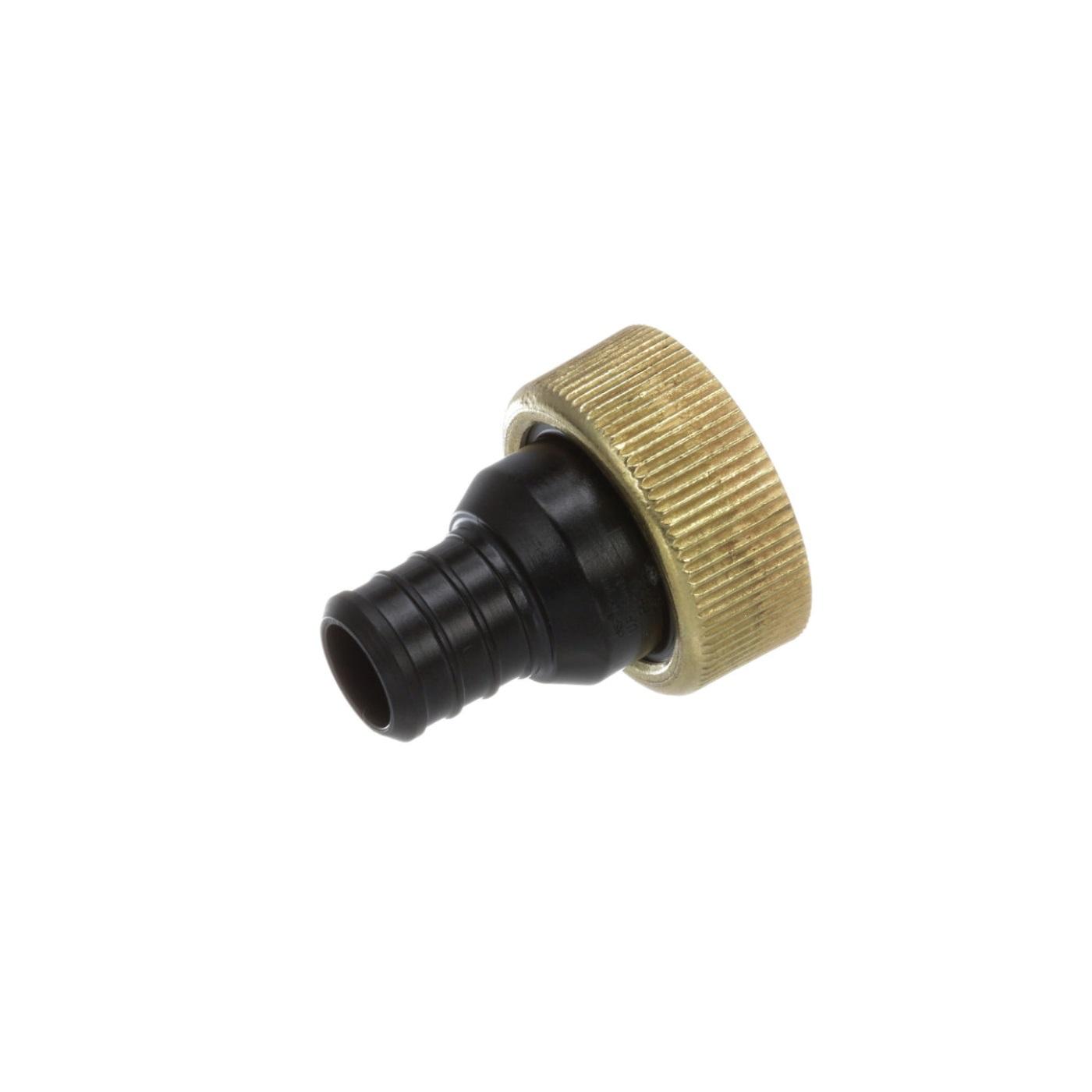 Viega PureFlow 160 psi max 1 inch Crimp x Hose Plastic Straight Adapter, Black thumbnail 4