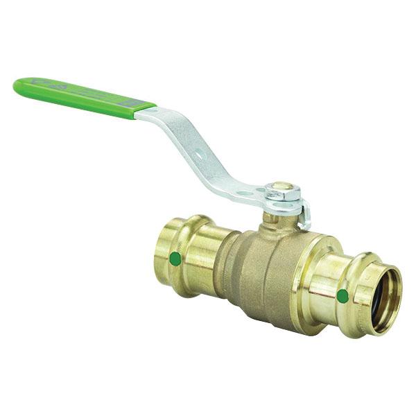 ProPress 1-1/4 inch Bronze Full Port Ball Valve with Stainless Steel Ball and Stem, Press x Press