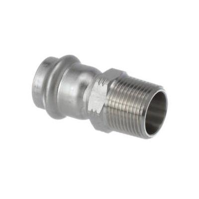 Viega ProPress® 316 80030 3/4 inch x 1 inch Press x MPT 316 Stainless Steel Adapter