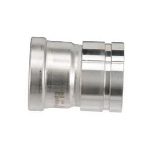 Viega ProPress® 316 80063 4 inch x 4 inch Groove x Press 316 Stainless Steel Adapter