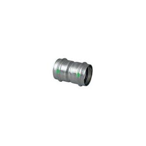 Viega ProPress® 316 80275 1 inch x 1 inch Press x Press 316 Stainless Steel Coupling with Stop