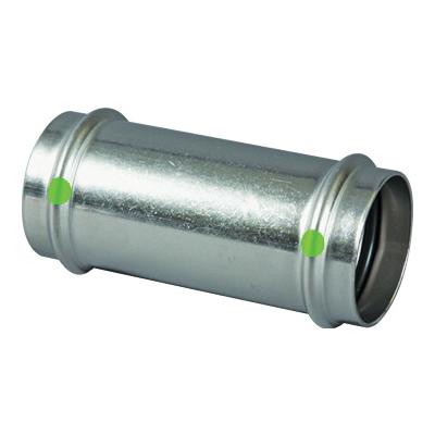 Viega ProPress® 316 80325 1-1/4 inch x 1-1/4 inch Press x Press 316 Stainless Steel Coupling