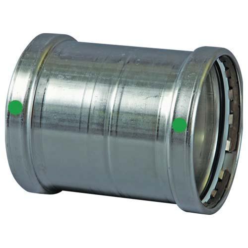 Viega ProPress® 316 80350 4 inch x 4 inch Press x Press 316 Stainless Steel Coupling