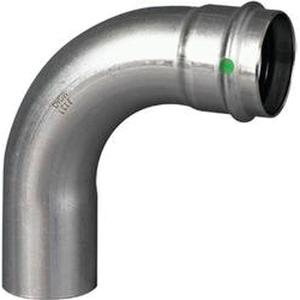 Viega ProPress® 316 80490 90 Deg 1/2 inch x 1/2 inch Press x Fitting 316 Stainless Steel Street Elbow