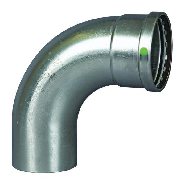 Viega ProPress® 316 80525 90 Deg 3 inch x 3 inch Press x Fitting 316 Stainless Steel Street Elbow