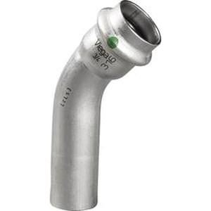 Viega ProPress® 316 80535 45 Deg 1/2 inch x 1/2 inch Press x Fitting 316 Stainless Steel Street Elbow
