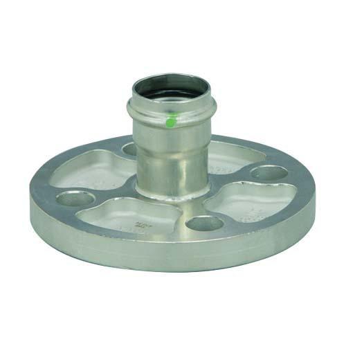 Viega ProPress® 316 81055 1-1/2 inch x 3-1/2 inch Press x Bolt Pattern 316 Stainless Steel Flange Adapter