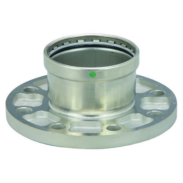 Viega ProPress® 316 81070 3 inch x 4 inch Press x Bolt Pattern 316 Stainless Steel Flange Adapter
