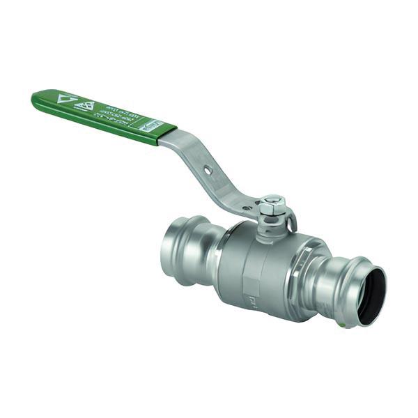 Viega ProPress® 81095 1-1/4 inch Press x Press 316 Stainless Steel Full Port 2-Piece Ball Valve