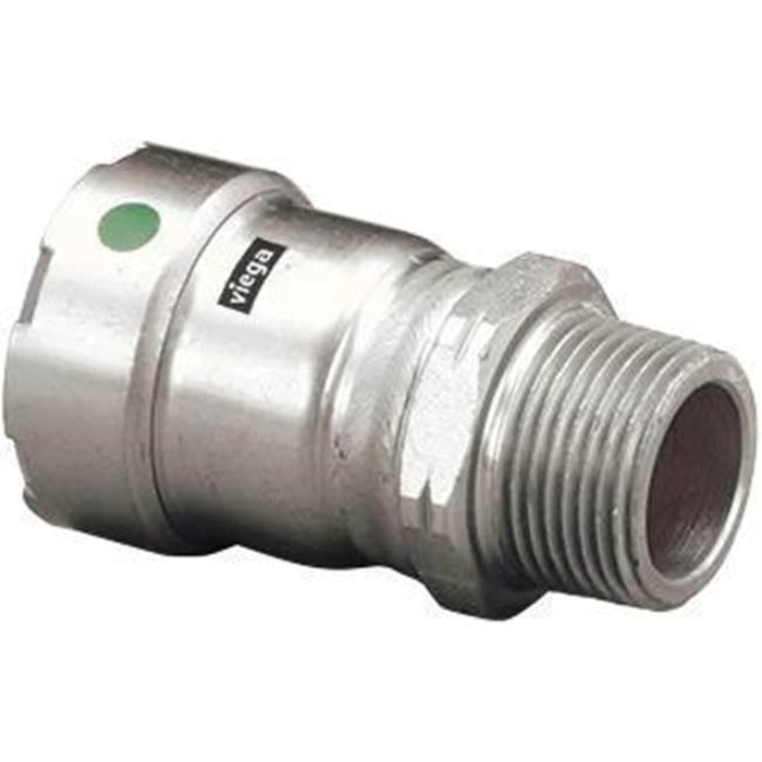 Viega 90245 Adapter, 1 in, Press x MPT, Stainless Steel, 200 psi, 0 to 250 deg F thumbnail 2