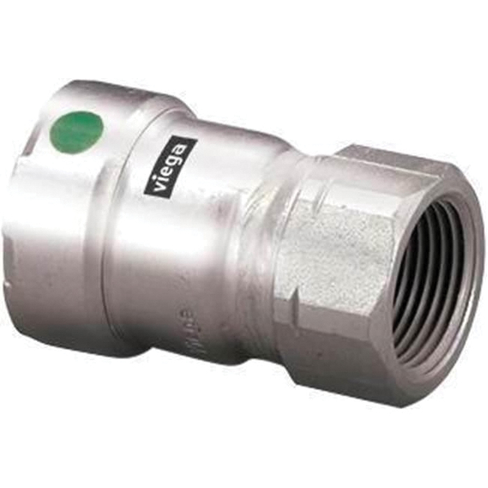 Viega 90275 Adapter, 1-1/2 in, Press x FPT, Stainless Steel, 200 psi, 0 to 250 deg F thumbnail 2