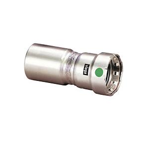 Viega 90360 Reducer, 1 x 1/2 in, Fitting x Press, Stainless Steel, 200 psi, 0 to 250 deg F