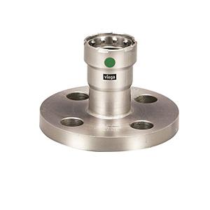 Viega 90920 Flange, 1-1/4 in, Press x Bolt Pattern, Stainless Steel, 200 psi, 0 to 150 deg F