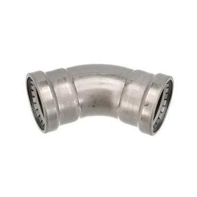 Viega 90530 45 deg Elbow, 2-1/2 in Press, 45 deg, Stainless Steel, 200 psi, 0 to 250 deg F thumbnail 2