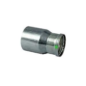 Viega 90675 Reducer, 2-1/2 x 2 in, Fitting x Press, Stainless Steel, 200 psi, 0 to 250 deg F