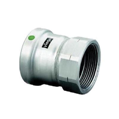 Viega 90750 Adapter, 4 in, Press x FPT, Stainless Steel, 200 psi, 0 to 250 deg F