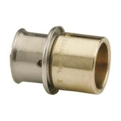 Viega 1 inch x 1 inch PEX Press Bronze Female Adapter, Press x Sweat