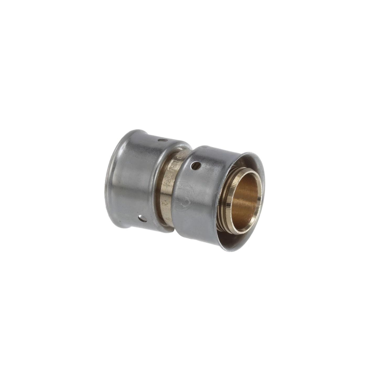 Viega Pureflow 2815ZL Lead-Free Bronze PEX Coupling, 3/4 inch x 1/2 inch, Press x Press thumbnail 2