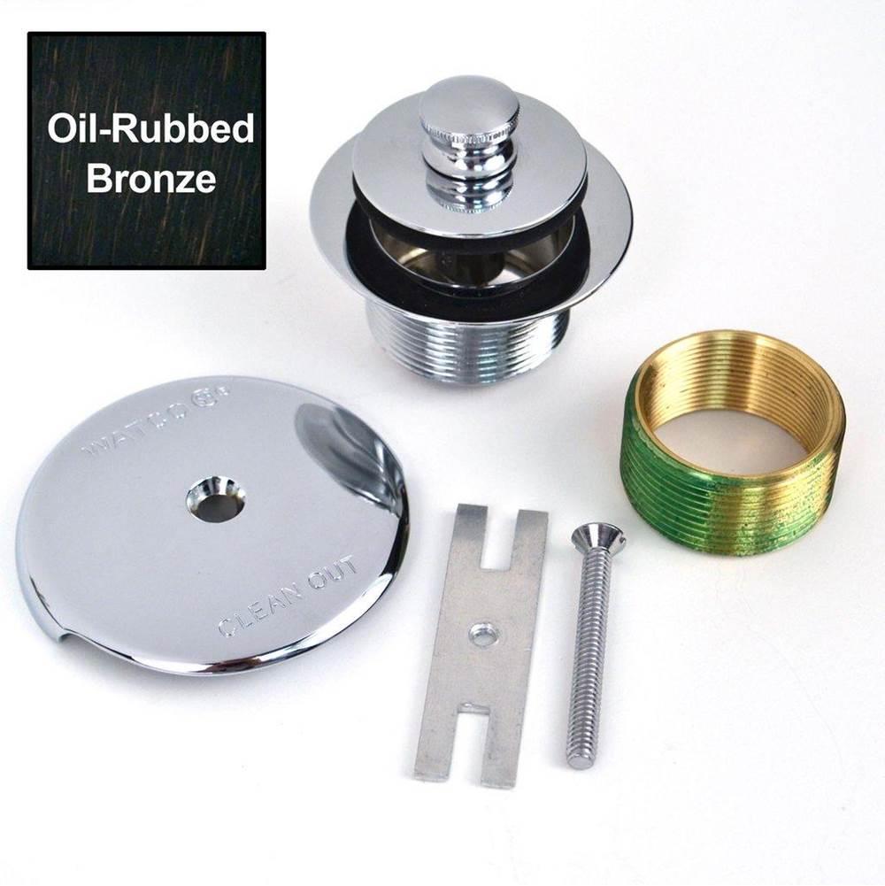 WATCO® 58190 Brass Strainer Body Lift and Turn Trim Kit, Oil Rubbed Bronze