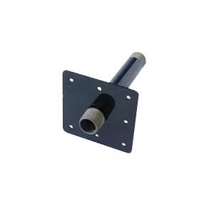 WardFlex&reg; 397 Black Paint Steel Meter Stub Out, 1 inch x 1 inch, MNPT x MNPT