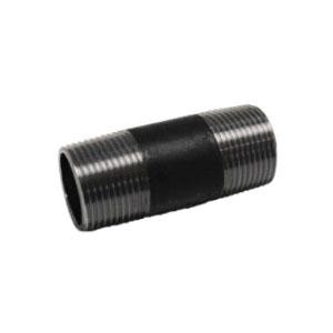 WardFlex 0130060 Pipe Nipple, 3 in NPT x 3 in NPT, 6 in, Steel, Black