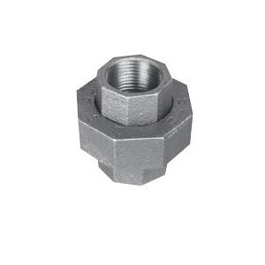 WardFlex 1.BU Pipe Union, 1 in Threaded x 1 in Threaded, Iron, Black Oxide, 150 lb