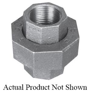 WardFlex ACU04188 Union, 1-1/4 in NPS x 1-1/4 in NPS, Iron, Black, 150 lb
