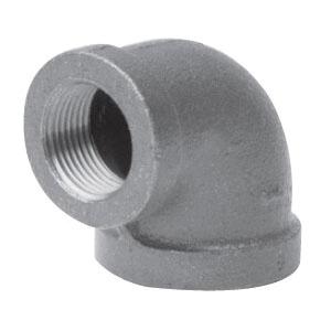 WardFlex ARL03211 Reducing Elbow, 1 in NPT x 3/4 in NPT, Iron, Galvanized, 150 lb