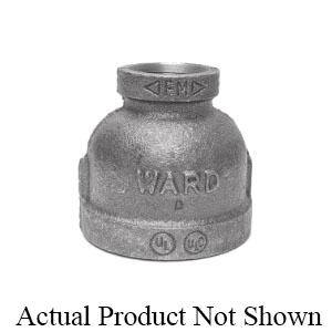 WardFlex ARS04482 Reducer Coupling, 1-1/4 in NPS x 3/4 in NPS, Iron, Black, 150 lb