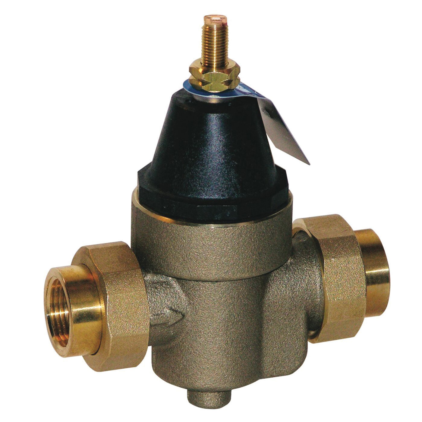 Watts LFN45BM1-DU Pressure Regulator Valve, 3/4 inch Double Union/Threaded Female Union Inlet x NPT Threaded Female Union Outlet; 12/Carton