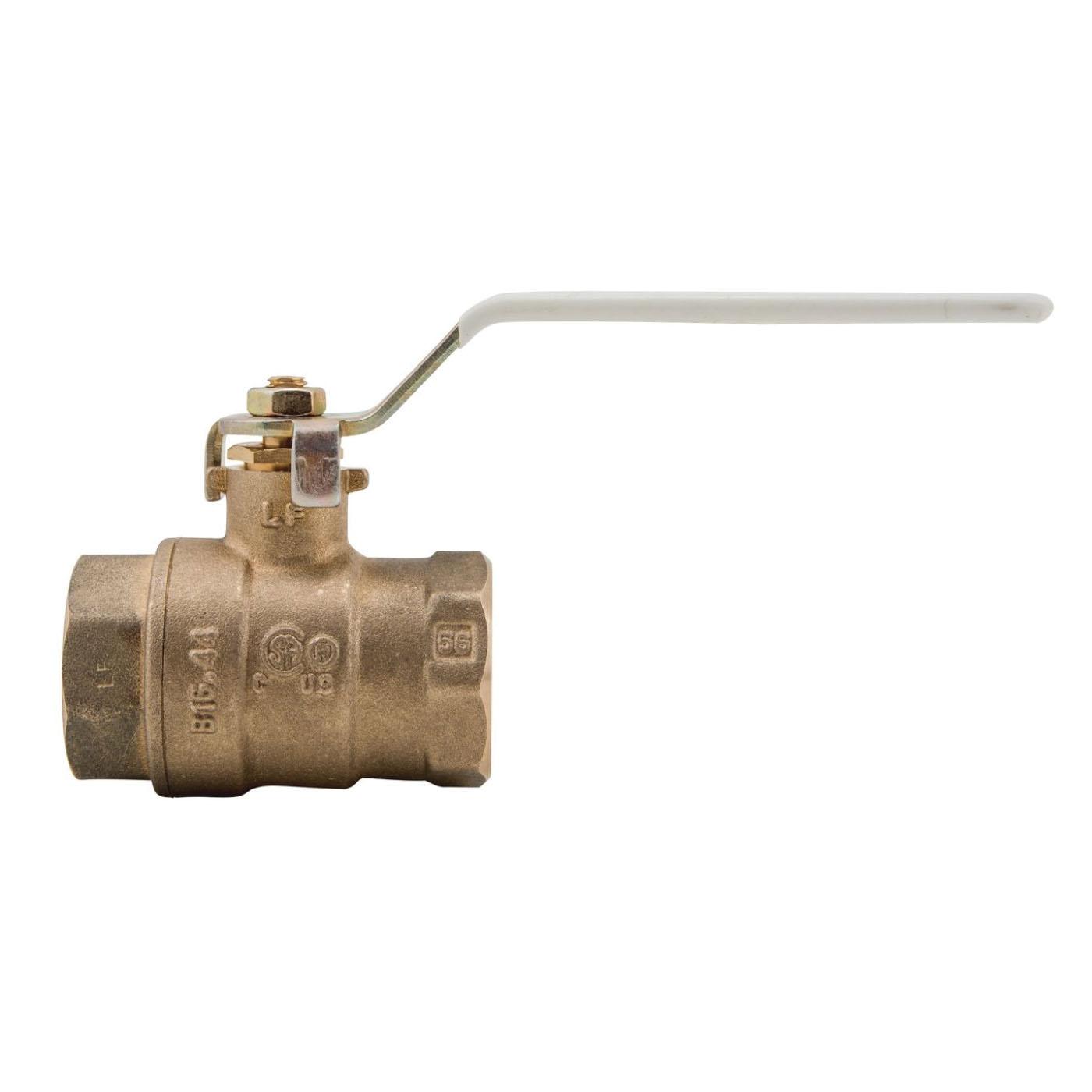 WATTS® FBV-4 Full Port Forged Brass Ball Valve, 1/2 inch, IPS x IPS