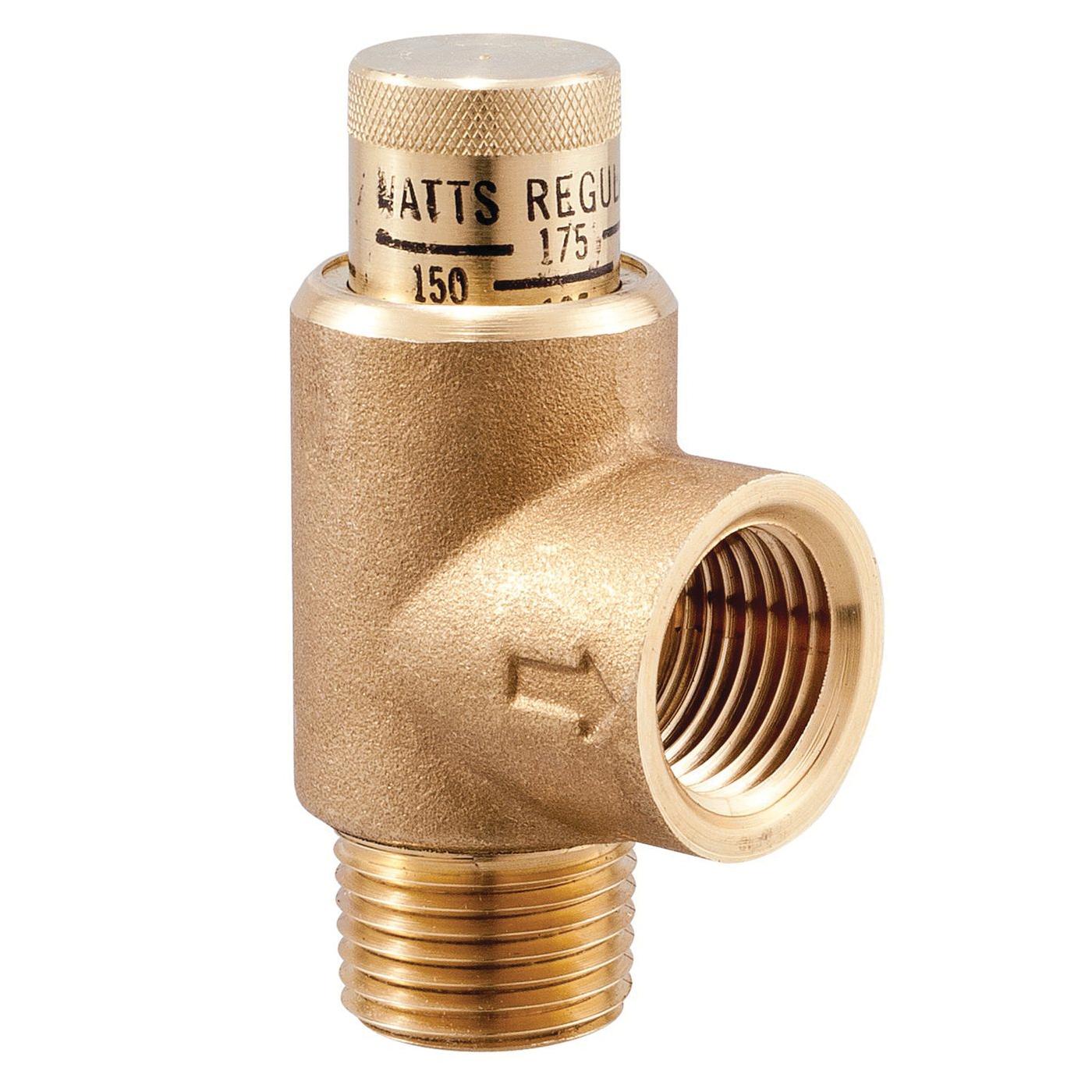 WATTS® LF530C Brass Calibrated Pressure Relief Valve, 3/4 inch x 3/4 inch, MNPT x FNPT thumbnail 2