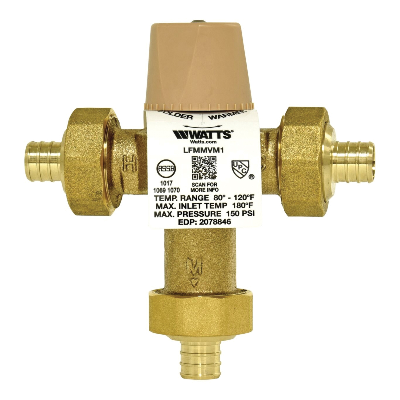 Thermostatic Mixing Valve, 20 gpm, 150 psi